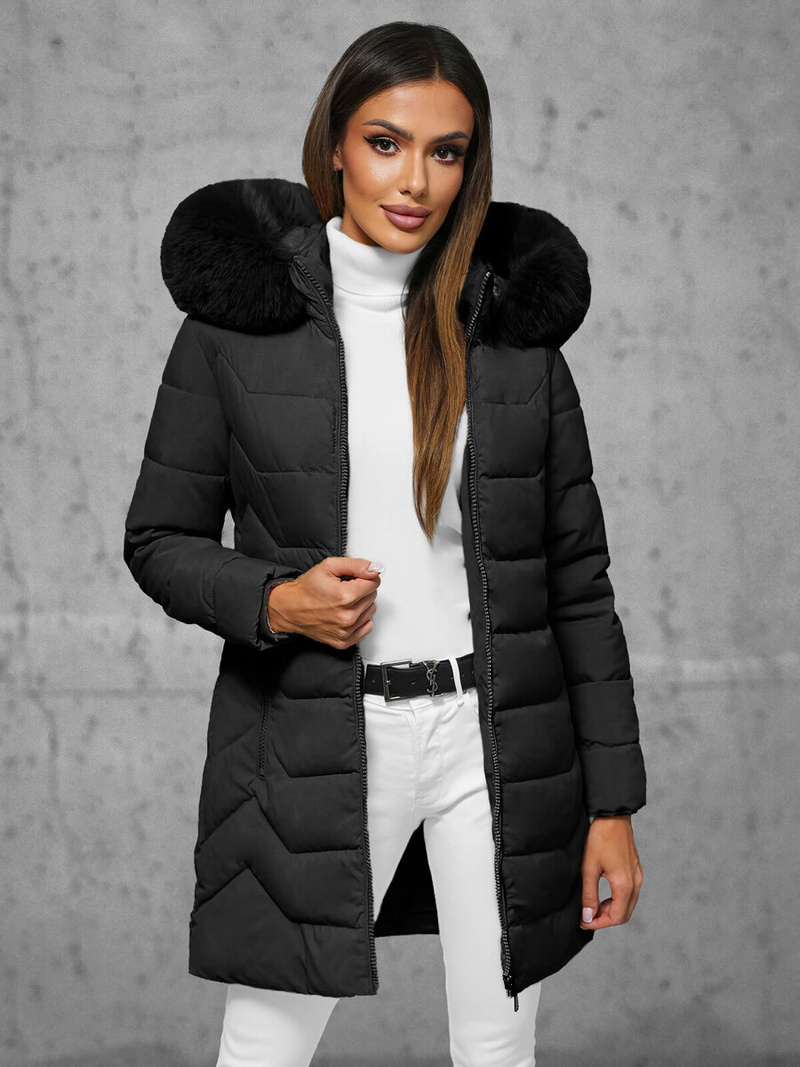 Ženska jakna crna OZONEE JS/16M9121/392