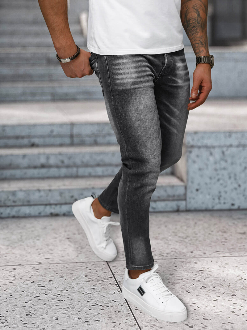 Muške traperice grafitne OZONEE NB/MP0199GS