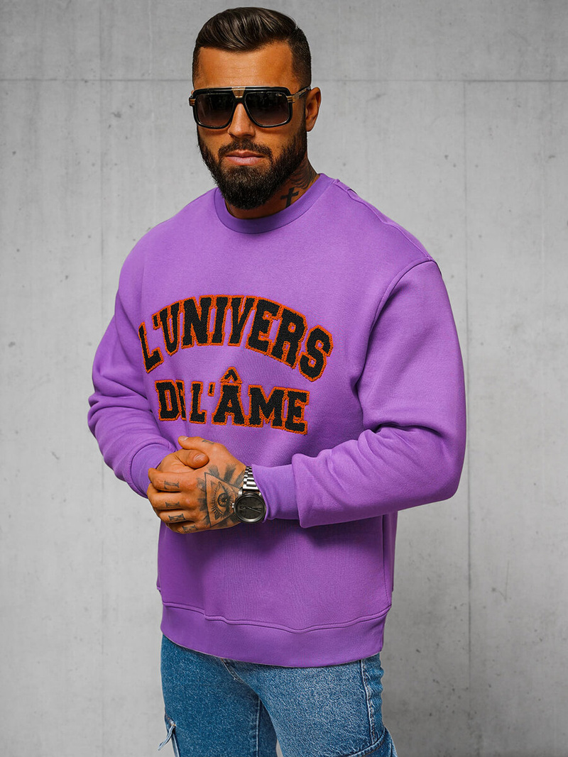 Dukserica ljubičasta OZONEE O/SWE23055