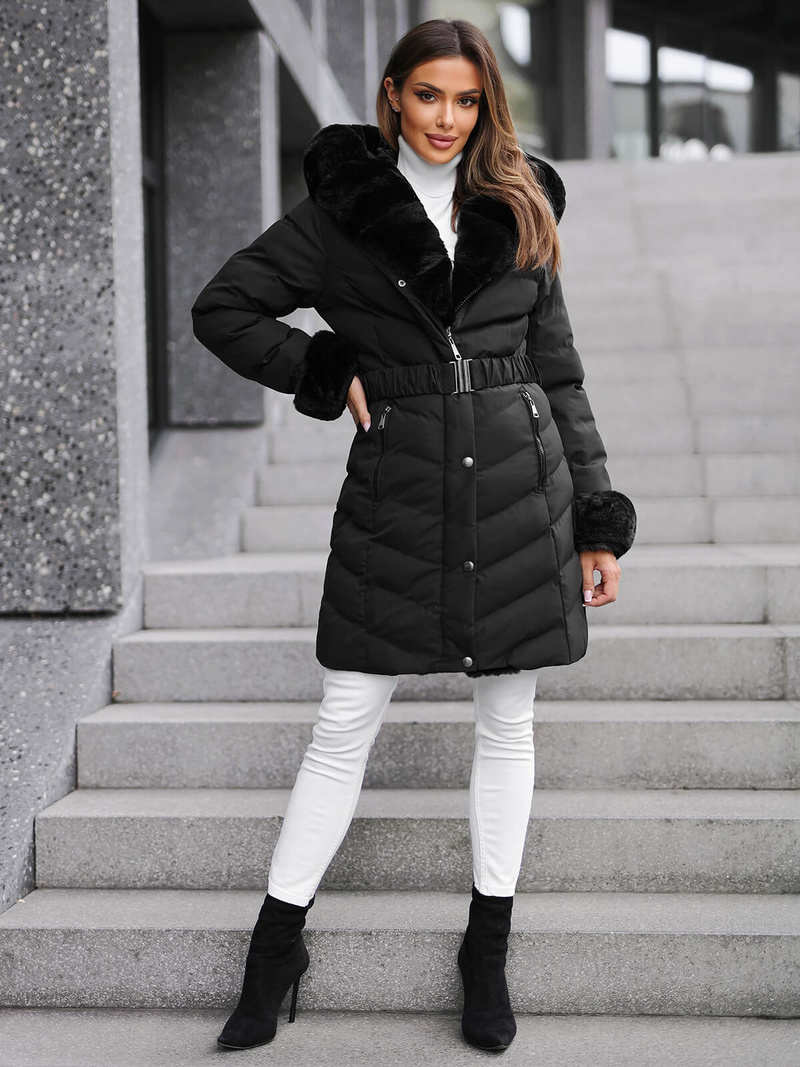 Ženska jakna crna OZONEE JS/5M3156/392