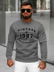 Muška dukserica grafitna OZONEE JS/8B1359/5