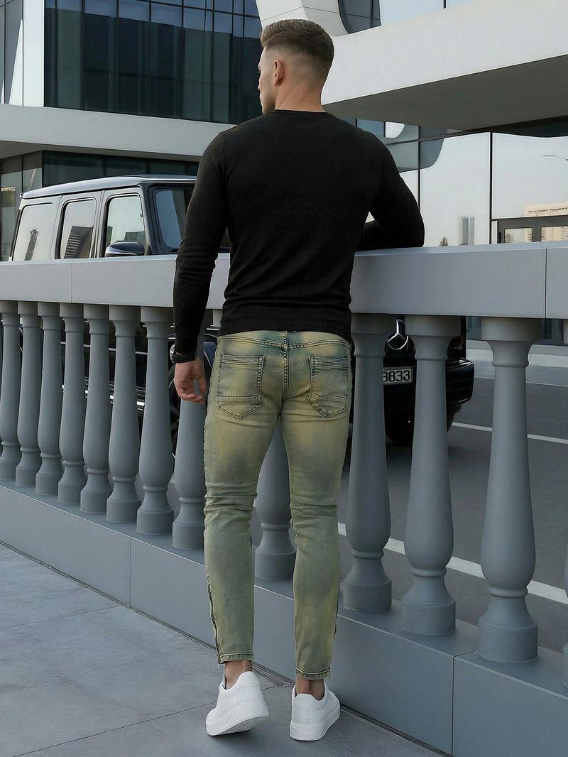 Muške Traperice Plave OZONEE O/EM8951Z