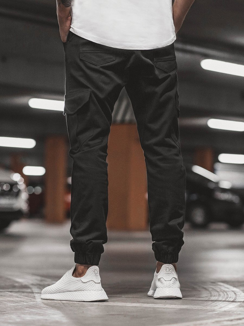 Muške jogger hlače crne OZONEE A/404