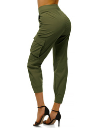 Ženske jogger hlače Kaki OZONEE O/HM002