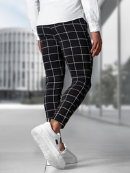 Muške Chino Hlače Crne OZONEE O/P4009Z