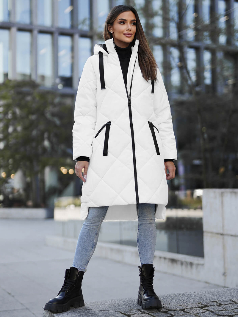 Ženska jakna bijela OZONEE JS/5M3168/281