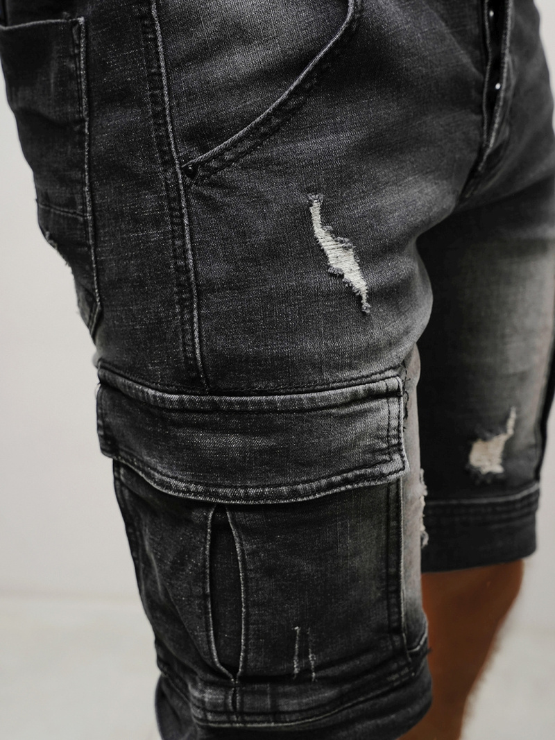 Muške Kratke Hlače Crne OZONEE NB/MP0039N