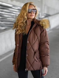 Ženska Zimska Jakna Čokolada OZONEE JS/5M3329/158