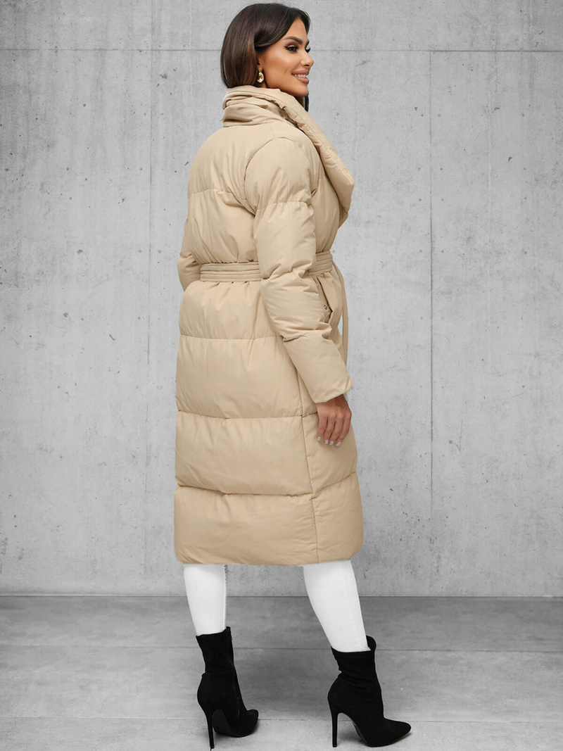 Ženska jakna bež OZONEE JS/M737/62Z