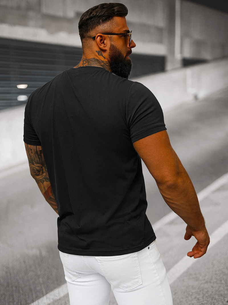 Muška majica crna OZONEE JS/712005Z