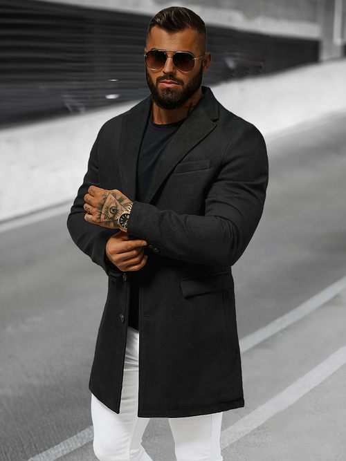 Muški kaput crni OZONEE JB/1047Z