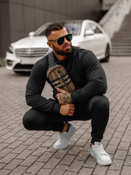 Muška trenirka crna OZONEE JS/68C10385/3Z