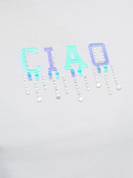 Ženska majica bijelo-mentola OZONEE JS/RJ77542