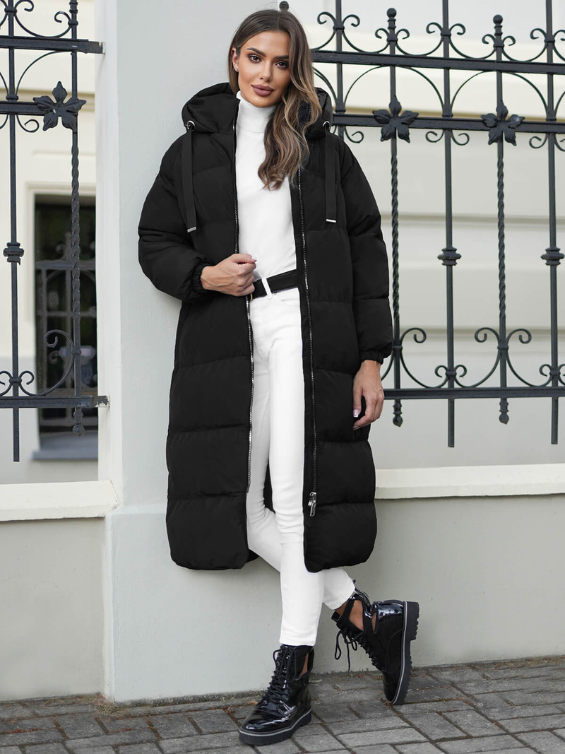 Ženska jakna crna OZONEE JS/5M3163/392Z