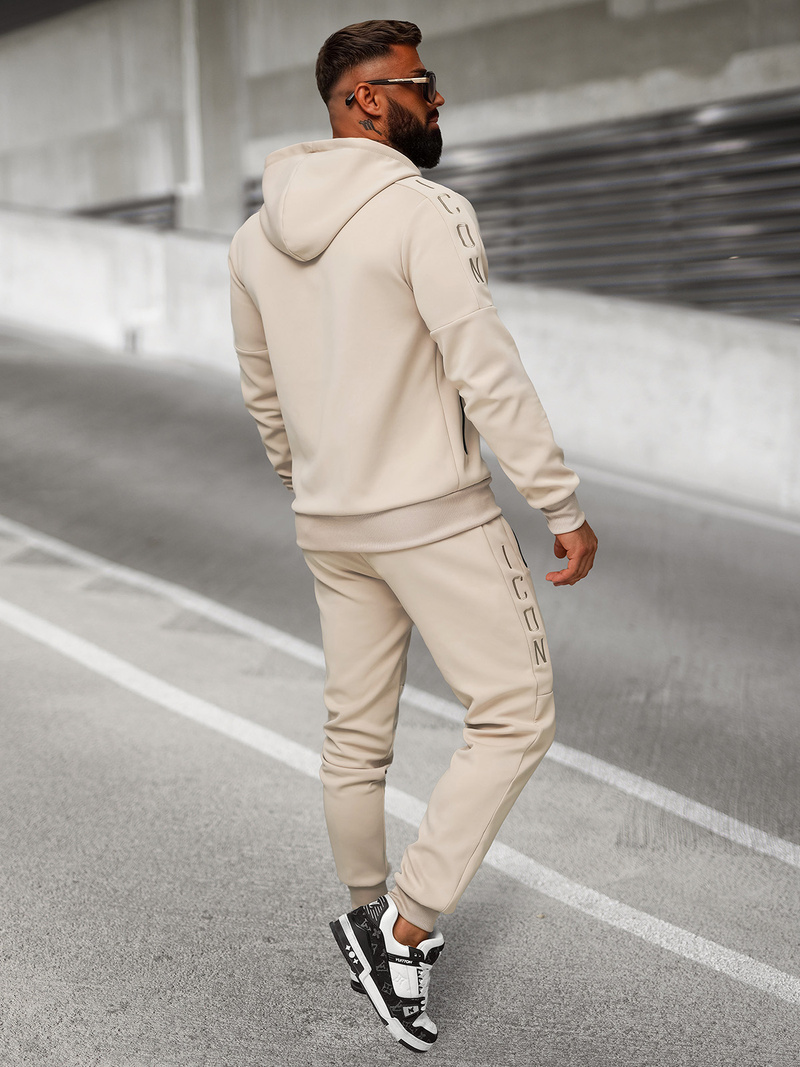 Muška trenirka bež OZONEE O/LN11760