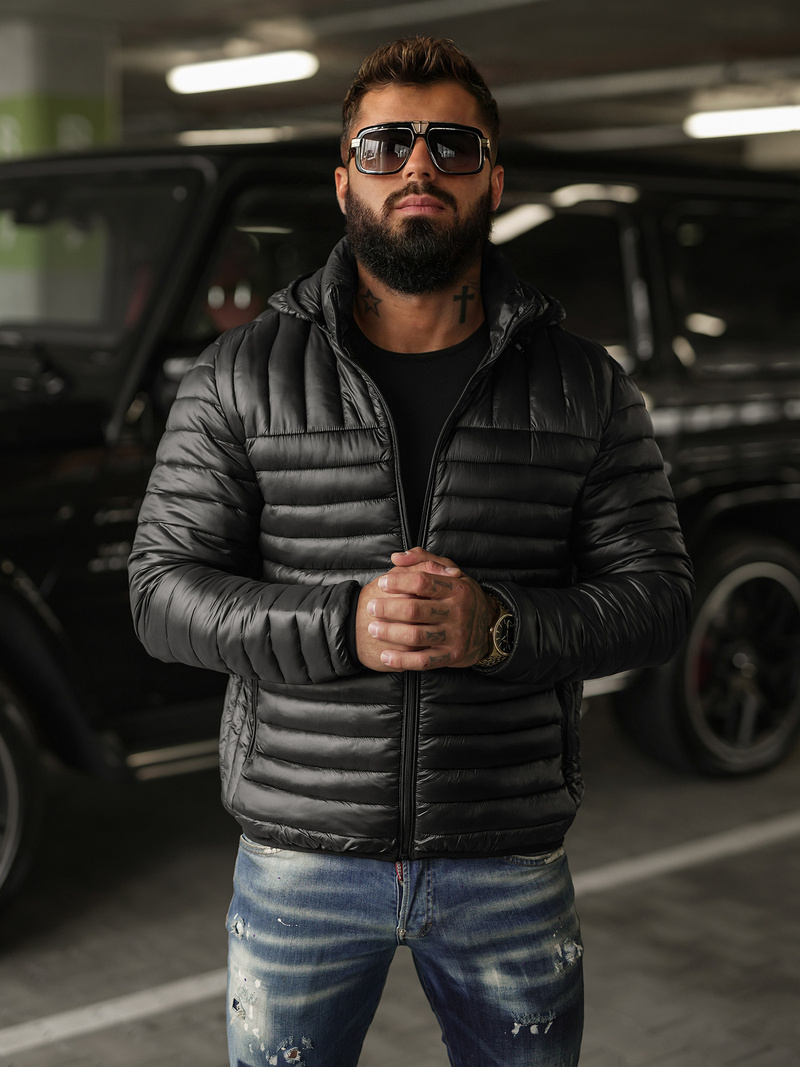 Muška Jakna Crna OZONEE JS/16M9336/392BZ