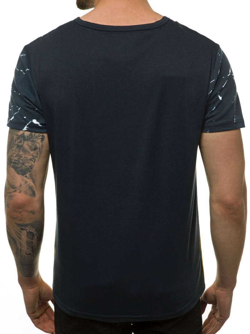 Muška majica tamno plava zelena OZONEE JS/SS11119