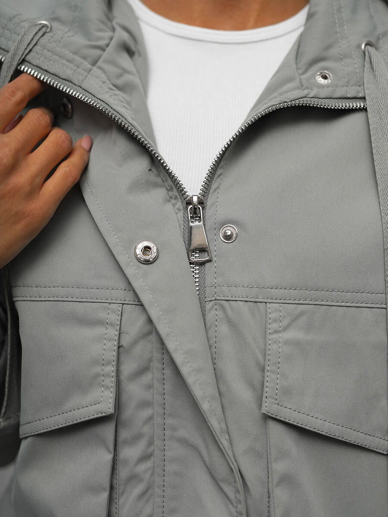 Ženska Jakna Siva OZONEE O/G118Z