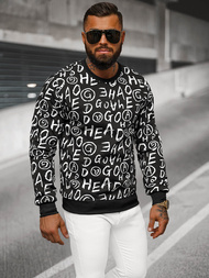 Muška Dukserica Crna OZONEE JS/8B1221/3