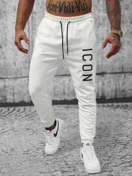 Muške sportske hlače bijele OZONEE O/D9125