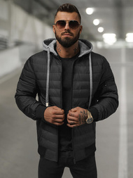 Muška jakna crna OZONEE JS/8M985/392