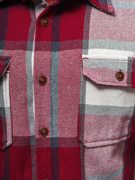 Muška košulja bordo OZONEE NB/MC727R