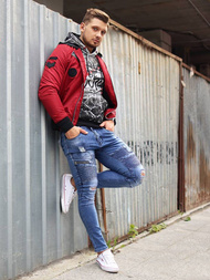 BLUZA MĘSKA SZARA OZONEE JS/DD267Z