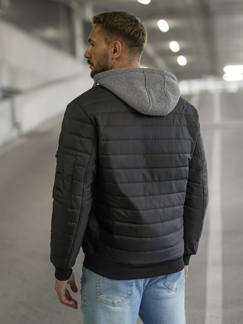 Muška jakna crna OZONEE JS/8M985/392Z