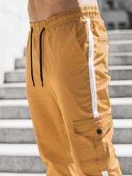 Muške chino jogger hlače Camel OZONEE DJ/5580