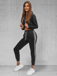 Dvodijelni set trenerke crni OZONEE JS/8C67/3Z