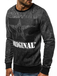 Muška dukserica grafitna OZONEE JS/DD257