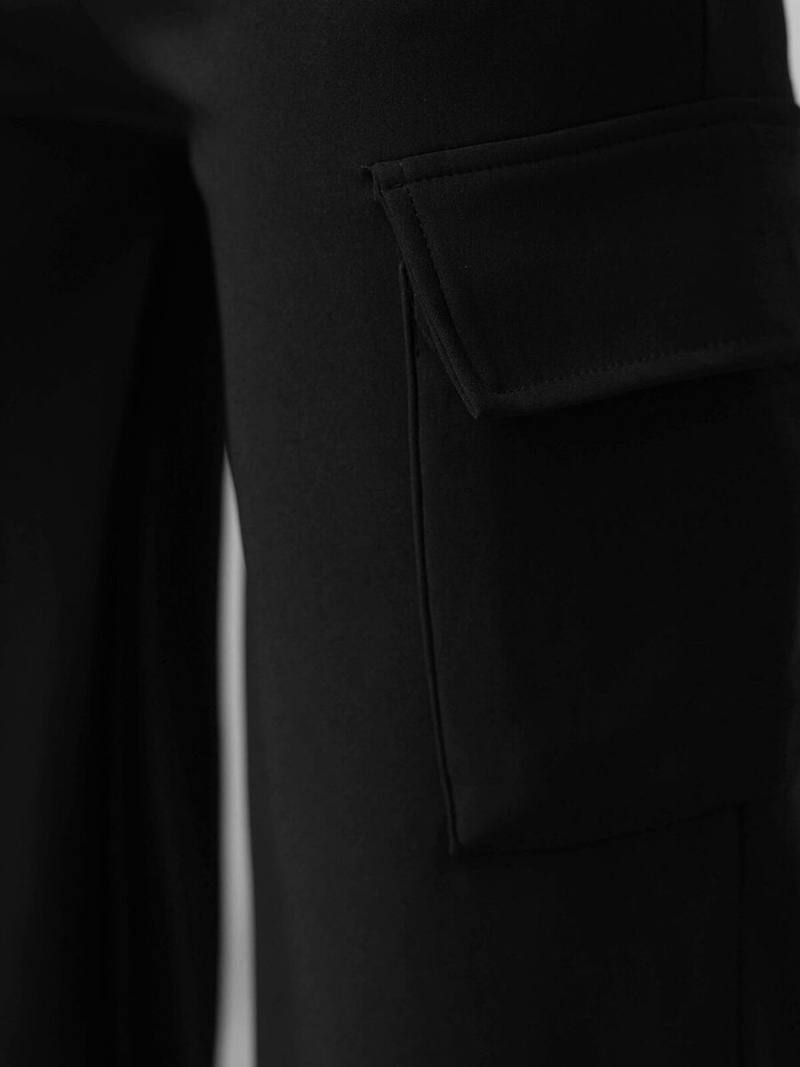 Ženske hlače crne OZONEE JS/92K515/3