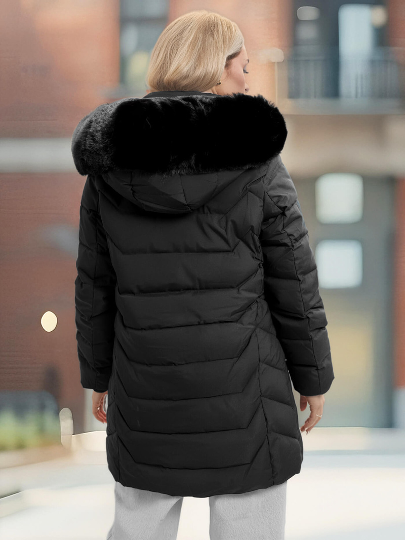 Ženska jakna crna OZONEE JS/16M9121/392Z