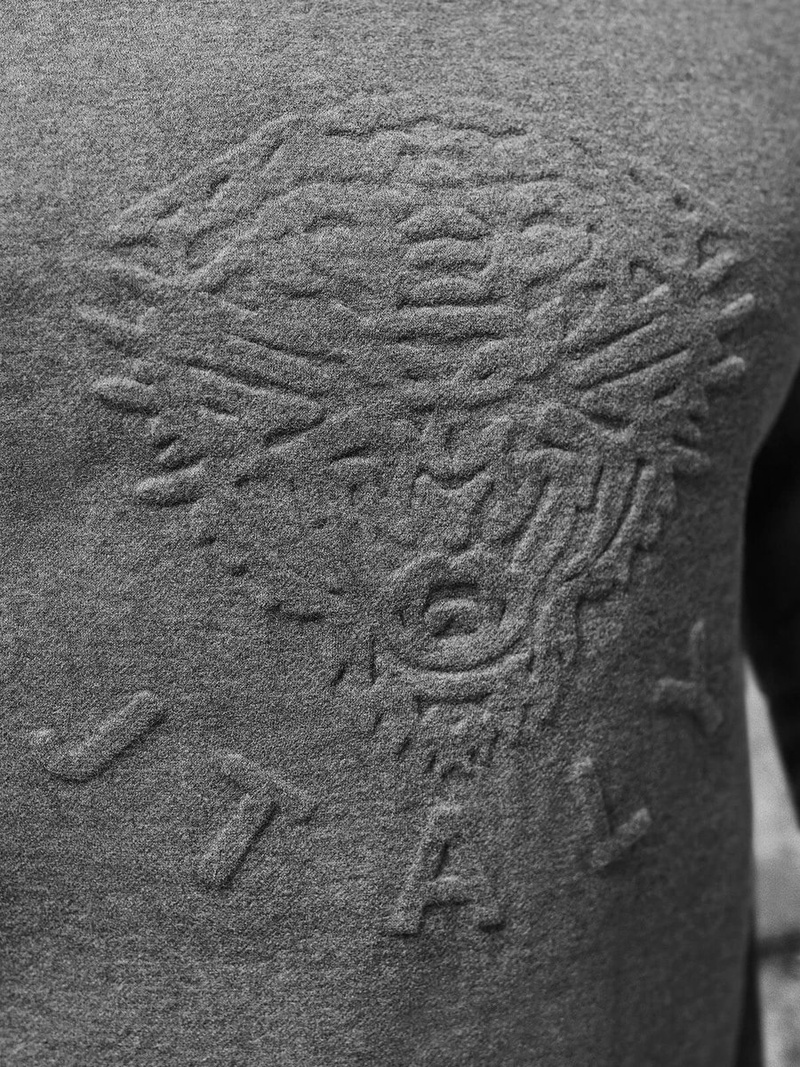 Muška dukserica grafitna OZONEE NB/MF2010