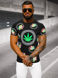  Muška majica crna OZONEE O/T135/3