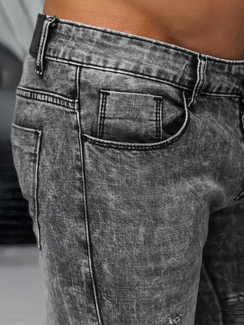 Muške traperice crne OZONEE NB/MP0069NZ