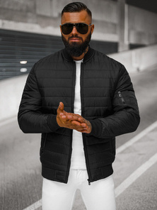 Muška bomber jakna crna OZONEE JS/MY02Z