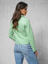 Ženska Kožna Jakna Mentol OZONEE O/G88