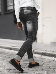 Muške traperice crne OZONEE NB/MP0126N