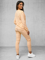 Ženski trenirka od velura losos OZONEE O/8C1173/150Z