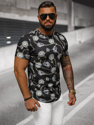 Muška Majica Crna OZONEE O/PT012