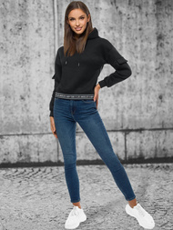 Ženska dukserica Crna OZONEE JS/B26030