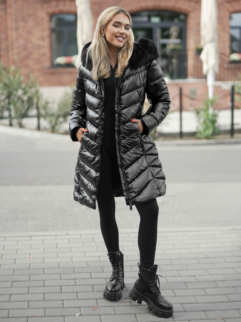 Ženska Jakna Crni OZONEE JS/16M9100/392Z