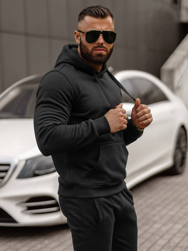 Muška trenirka crna OZONEE JS/68C10381/3Z