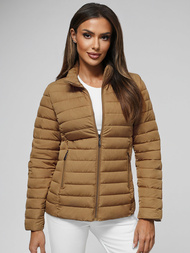 Ženska jakna tamno-bež OZONEE JS/16M9109/84