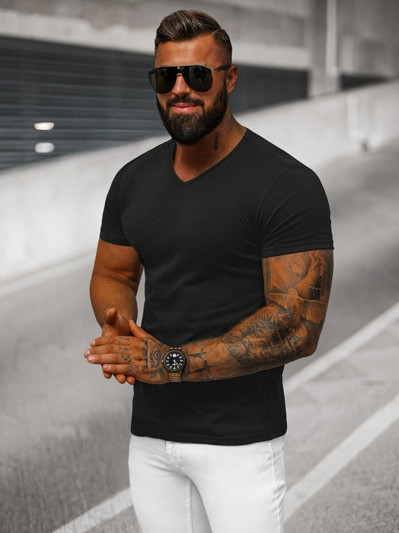 Muška majica crna OZONEE JS/712007Z