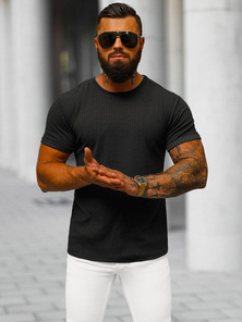 Muška Majica Crna OZONEE O/7766T