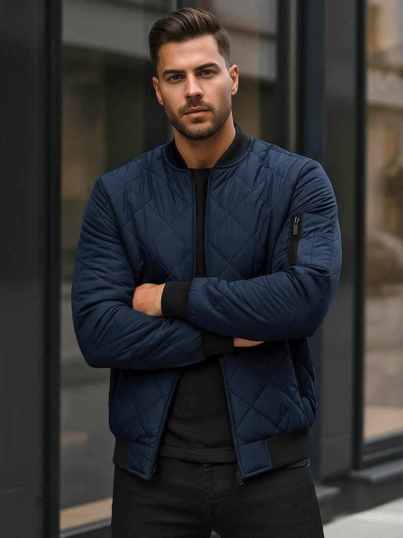 Muška jakna modra OZONEE JS/MY01Z