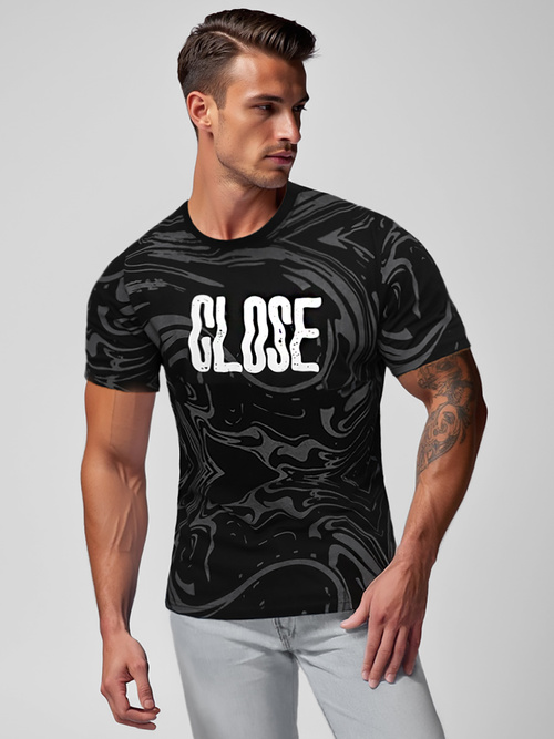 Muška Majica Crna OZONEE O/MPO3470Z