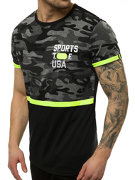 Muška majica Crna OZONEE JS/SS10982